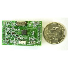 315MHz frequency shift keying (FSK) transceiver module with data rates up to 33000bps using Manchester encoded data or 66000bps using non return to zero encoded data